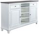 Liberty Furniture Allyson Park Highboy Charcoal/Wirebrushed White 68" TV Console-0