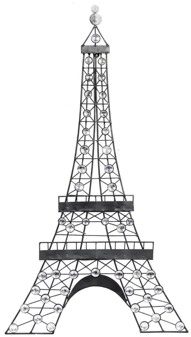 Deco Marche Black 18” Eiffel Tower Wall Decor-0