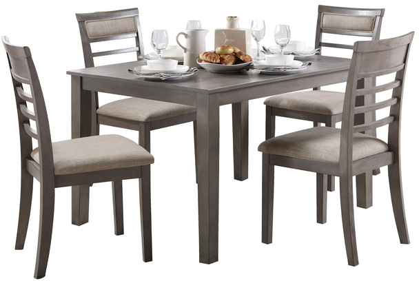 Homelegance® Lovell 5-Piece Brown Dinette Set-0