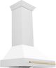 ZLINE Autograph Edition 48" White Matte Wall Mounted Range Hood-3