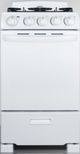 Summit® 20" White Freestanding Gas Range-1