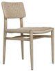 Uttermost® Kailua Cerused Wheat Wicker/Wooden Outdoor Dining Chair-0