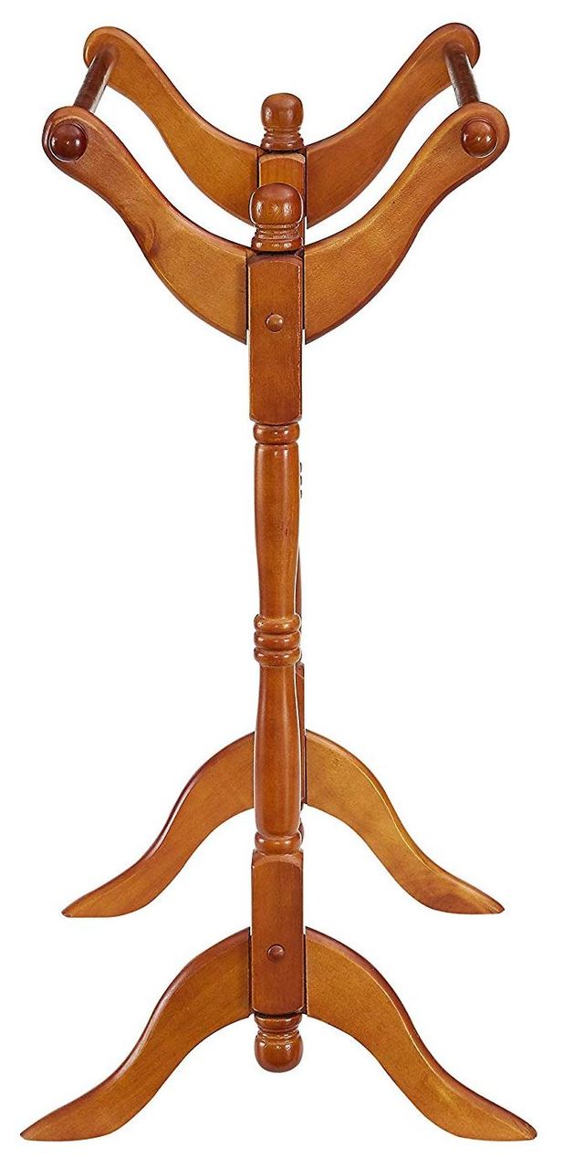 Powell® Boone Oak Blanket Rack-3