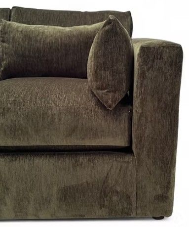 Intermountain Furniture Customizable Luscious Track Arm with Plumae Cushion Sofa-3