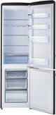 Unique® Appliances Classic Retro 22" 8.7 Cu. Ft. Midnight Black Counter Depth Bottom Freezer Refrigerator-1