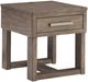 Signature Design by Ashley® Loyaska Grayish Brown/White End Table-0