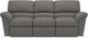 La-Z-Boy® Reese Power La-Z Time® Charcoal Full Reclining Sofa-0