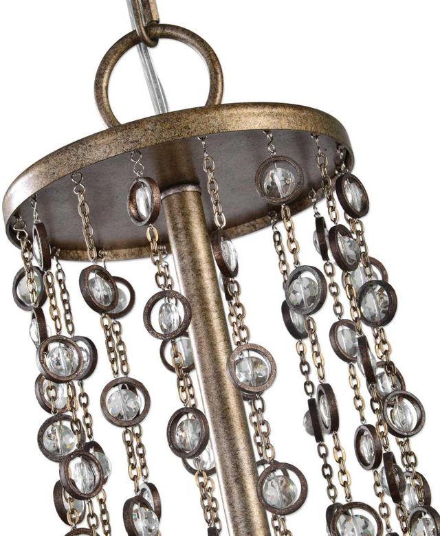 Uttermost® Valka Silver Crystal Chandelier-4