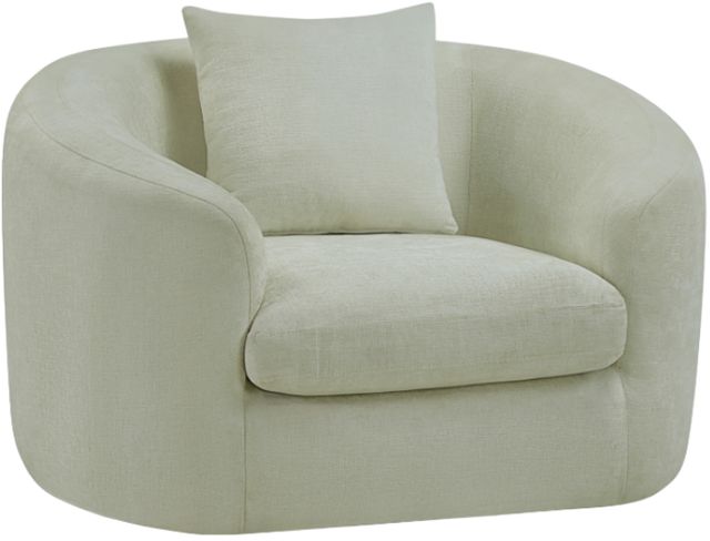 Meridian Furniture Penelope Mint Green Upholstered Accent Chair-0