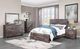 ACME Furniture Juniper Dark Oak Eastern King Panel Bed-1