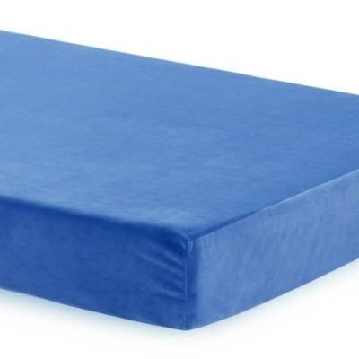 Malouf® Brighton 6" Blue Youth Gel Memory Foam Medium Firm Tight Top Full Mattress in a Box-0
