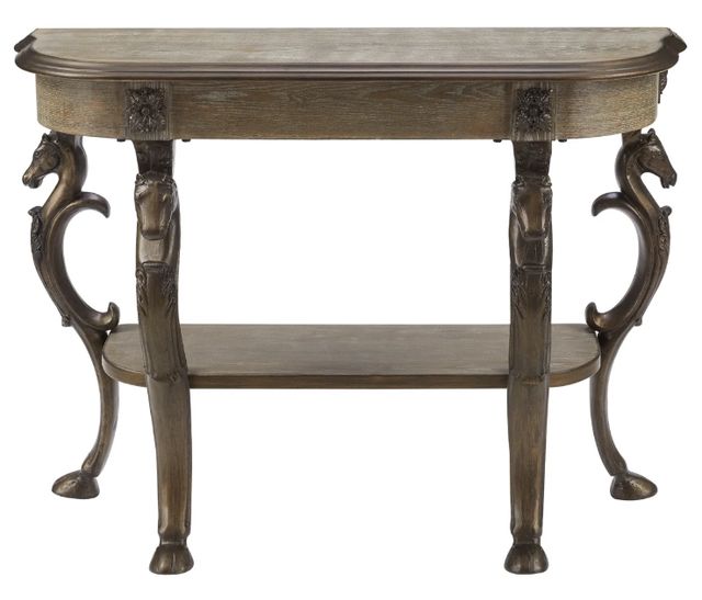Powell® Flicka Pewter Console Table-1