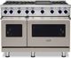Viking® 7 Series 48" Pacific Grey Pro Style Liquid Propane Range with 12" Reversible Griddle-0