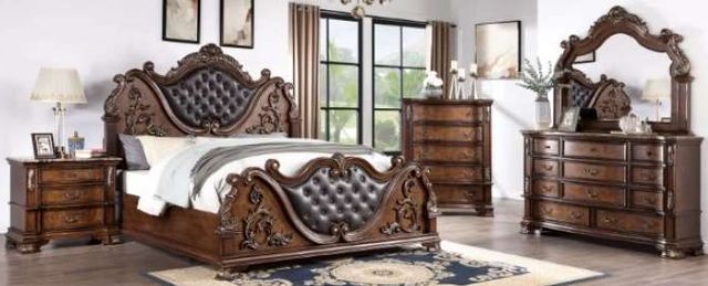 Furniture of America® Esparanza Brown Cherry Nightstand-1