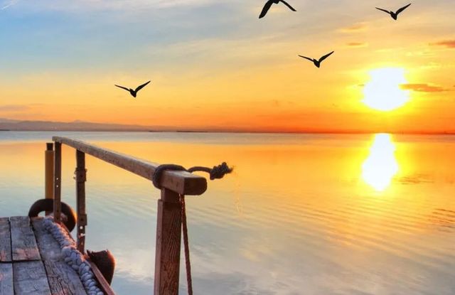 Classy Art Sunset Dock by Kesipun Wall Art-1