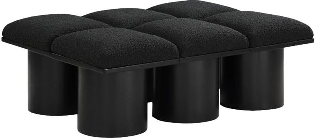 Meridian Furniture Pavilion 6-Piece Black 47" Modular Bench Set-0