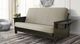 Kodiak Furniture Jozie Graystone/Natural Beauty Cloud Full Futon-1