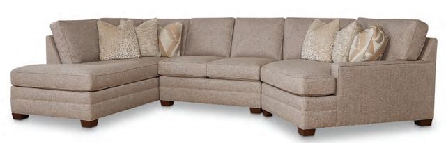 Huntington House 3-Piece Curved Right-Arm Facing Sectional and Cuddle Chaise-0