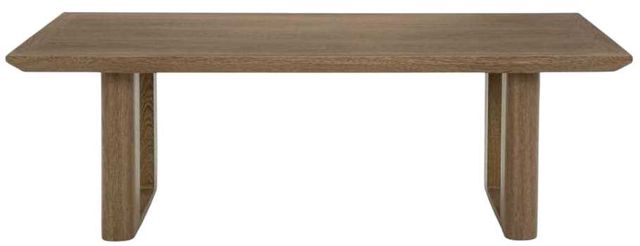 Signature Design by Ashley® Serene Bay Dark Brown Aluminum Outdoor Coffee Table-1