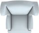 Best® Home Furnishings Customizable Sylvia 35'' Wing Back Chair with Espresso Legs-4