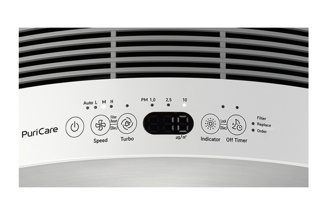 LG PuriCare Air Purifier Round Console-Silver-1
