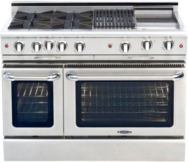 Capital Cooking™ Culinarian 48" Stainless Steel Pro Style Gas Range-0