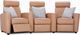 Jaymar 3 Piece Sunset Chamois Gr. 40 Home Theater Sectional-1