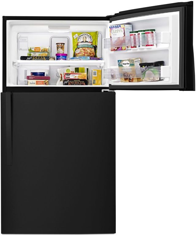 Whirlpool® 33 in. 21.3 Cu. Ft. Black Top Freezer Refrigerator-5