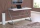 Monarch Specialties Inc. 48"L White and Silver Metal Computer Desk-3