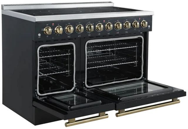 FORNO®  Paolo 48" Black Pro Style Electric Range-3