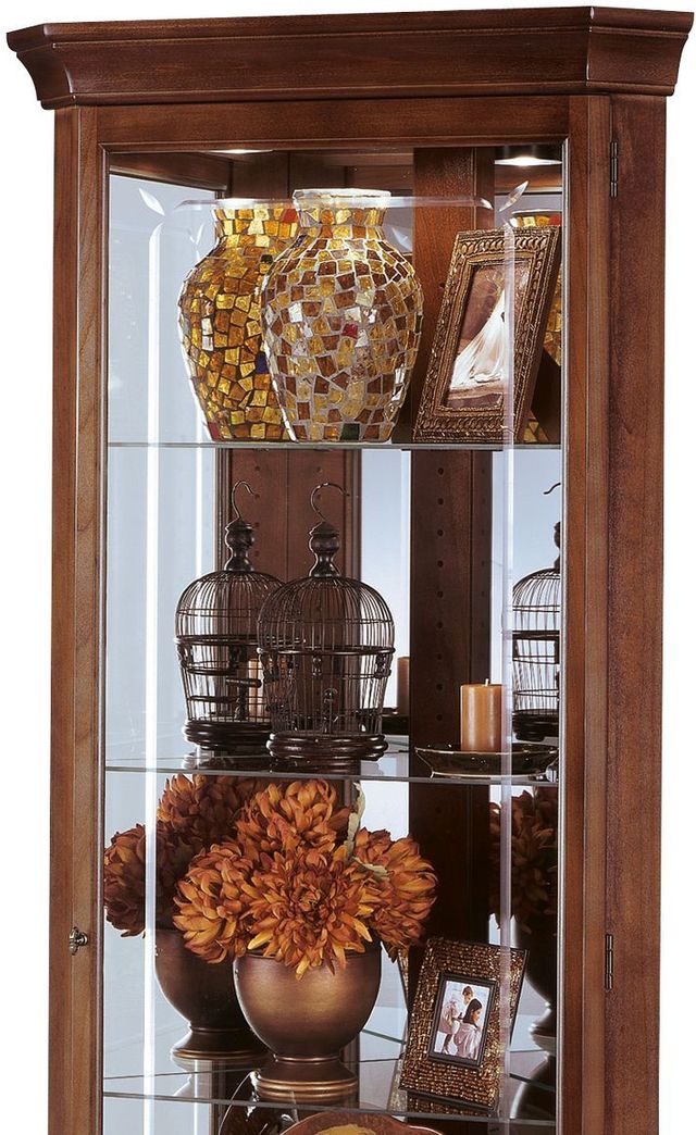 Howard Miller® Lynwood Windsor Cherry Curio Cabinet-1