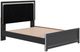 Signature Design by Ashley® Zuraleus Black Queen Upholstered Platform Bed-0