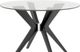 Canadel Downtown Glass Top Round Dining Table with Peppercorn Washed Base-1
