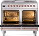 Ilve® Nostalgie II Series 40" Stainless Steel Pro Style Dual Fuel Range-1
