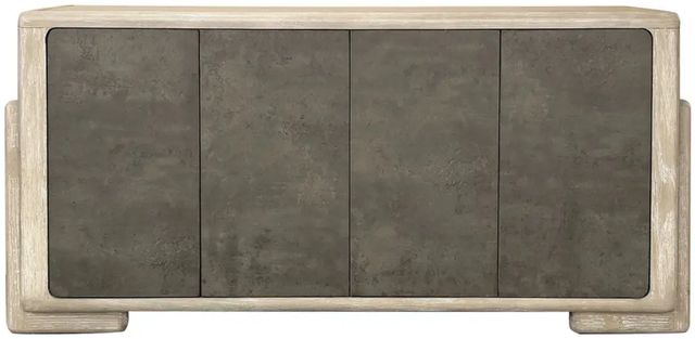 Crestview Collection Oliver Brown/Distressed Cream Sideboard-0
