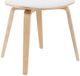 Armen Living Jaguar Oak/White Dining Chair-4