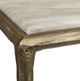 Uttermost® Minerva Antique Brass Marble Top Console Table-5