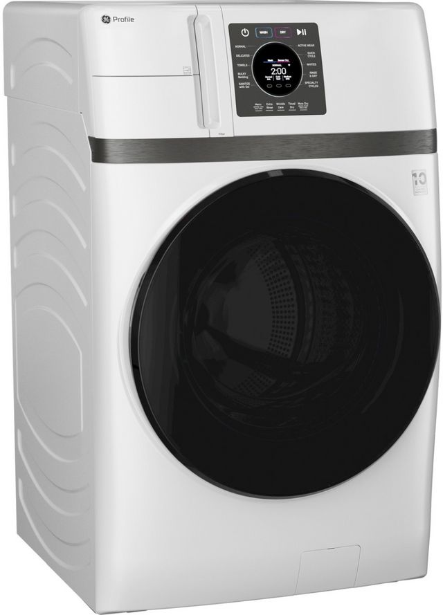 GE Profile™ 4.6 Cu. Ft. White Washer Dryer Combo-2