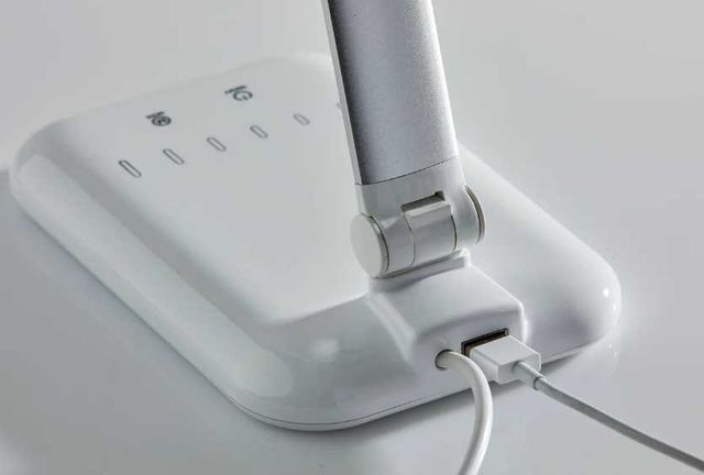 Adesso® Lennox Glossy White LED Desk Lamp-2