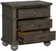 Mazin Furniture Motsinger Wire-Brushed Rustic Brown Nightstand-2