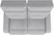 La-Z-Boy® Baron Mist Manual Wall Reclining Loveseat-5