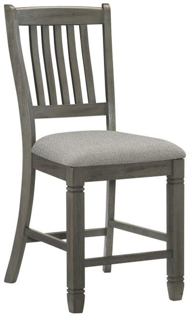 Homelegance® Granby Antique Gray Counter Chair-0