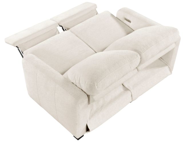 Homelegance® Vera Beige Power Double Reclining Loveseat-4