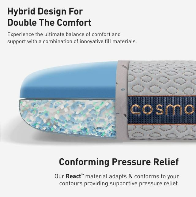 BEDGEAR® Cosmo 2.0 Performance® Medium Firm King Pillow-4