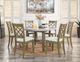 ACME Furniture Karsen Gray Dining Table with Rustic Oak Base-1