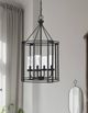 Cal® Lighting & Accessories Luton Cage 4-Light Iron Metal Chandelier-3