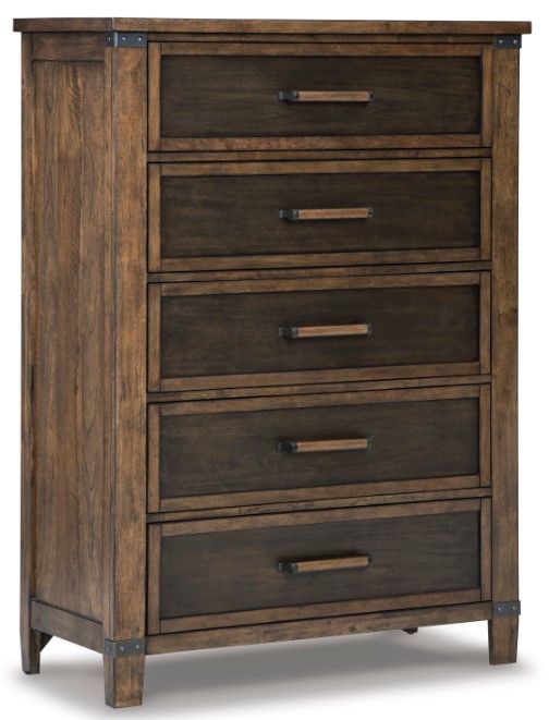Benchcraft® Wyattfield 6-Piece Two-Tone California King Storage Panel Bed Set-3