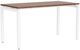 EQ3 Novah Walnut/White Small Desk-0
