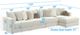 Jackson Furniture Ritzy 4-Piece Bone Sectional-2