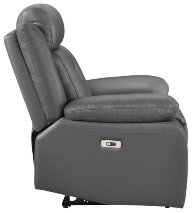 Homelegance® Laconia Dark Gray Power Recliner-3